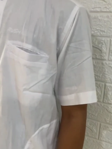Baju Koko Pria Dewasa Atasan Ahsanu Terbaru Putih Lengan Pendek Full BORDIR Kualitas Premium Bisa COD