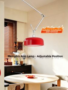 DGY | Adjustable Minimalist Industrial Style Swing Arm Pendant Light