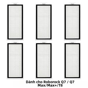 Roborock Q7 Max / Q7 Max+ / T8/Q5 Pro /Q8 Max Bộ Lọc Thay Thế Hepa Có Thể Giặt Được Cho Phụ Kiện Máy Hút Bụi Robot