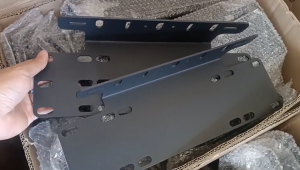 HOL COD Offroad Front Bumper Bracket Universal Car Licence Plate Holder Bull Bar Frame Holder Light Mount Kit Aluminum