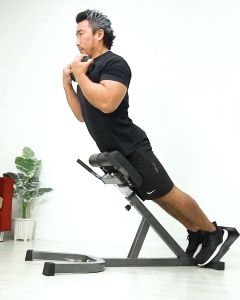 เก้าอี้บริหารเอวและหลัง RMC50 (Back Extension) - เครื่องออกกำลังกาย แบรนด์ IRONTEC