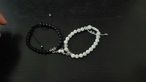 2Pcs Gelang Couple Magnet Love Pasangan Sahabat Bestie Pria Wanita Adjustable