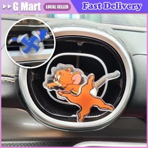 Car Air Freshener Cute Anime Pilot Diffuser A/C Vent Pilot Style Air Fragrance Cute Cartoon Tom and Jerry