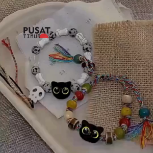Gelang Cantik VIntage Kucing Night Fury Fashion Wanita Lucu Cantik | PUSAT TIMUR
