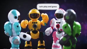 CEVENNESFE AI Intelligent Voice Robot Gesture Sensing Remote Control Programming Electric Sound and Light Dancing Robot