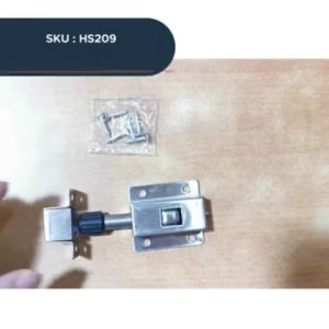 Stainless Spring Push Button Barrel Bolt