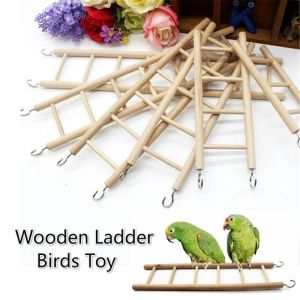 HEALMEYOU DIY Wood HandCraft Hamsters Toy Parrot Toys Bird Supplies Climbing Ladder