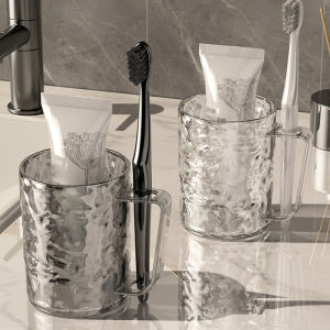 Homenhome ถ้วยชุดเพื่อสุขภาพช่องปากน้ำยาบ้วนปากใสระดับเดียวกับบ้าน