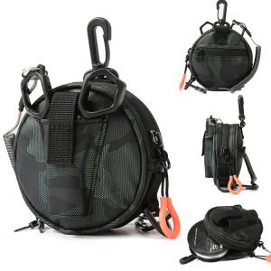 Tactical Molle Bag Fishing Line Hanging Pouch with Lure Pliers Holder Mini Wallet Card Key Pack Camping Hike Hunting Coin Purse