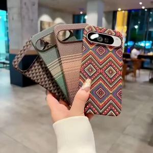 Magnetic Wireless Charge Carbon Fiber Kevlar Phone Case for Samsung Galaxy S26 S25 Ultra S24 S23 FE S22 Plus Protective Cover