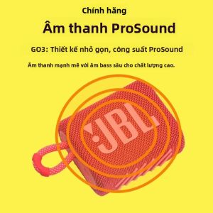 JBL | Loa Bluetooth Di Động JBL GO3 Loa Mini Không Dây IP67 Chống Nước Ngoài Trời Âm Thanh Nổi Nhẹ Cho Việc Di Chuyển Hàng Ngày
