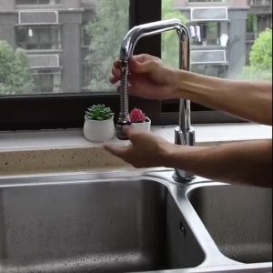 Đầu Nối Vòi Nước Tăng Áp 2 Chế Độ Phun Tiện Lợi - ĐẦU VÒI NƯỚC RỬA CHÉN TĂNG ÁP XOAY 360 ĐỘ - Đầu Nối Dài Vòi Nước Cao Cấp - Đầu Lọc INOX  Tăng Áp Lực Nước Tại Vòi