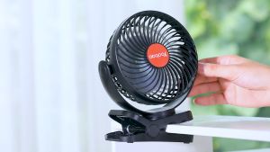 Quạt Sạc USB Chính Hãng Yoobao F8 8000mAh Quạt Chân Kẹp Đa Năng Cao Cấp Mẫu Mới