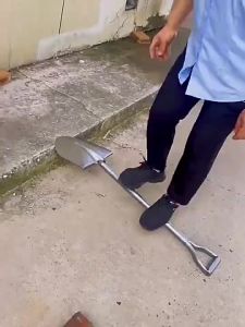 [selected]All Steel Shovel Heavy Duty Round Point And Square With D-Handle For Gardening And Digging Pala