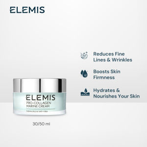 ELEMIS Pro-Collagen Marine Cream 30ml / 50ml – Anti-Wrinkle Day Cream for Firmer Hydrated Skin for Youthful Glowing Skin