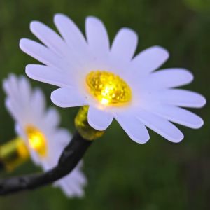 Đèn LED Năng Lượng Mặt Trời Trang Trí Sân Vườn Hình Hoa Chống Nước Cắm Đất Dùng Cho Bãi Cỏ Luống Hoa Sân Vườn Kiểu Dáng Hiện Đại Chất Liệu ABS