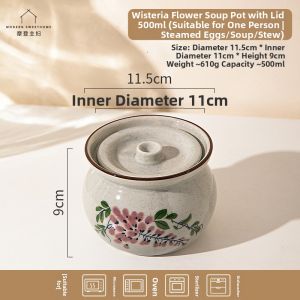 MODERN SWEETHOME | Single-Serving Steaming and Stewing Ceramic Pot