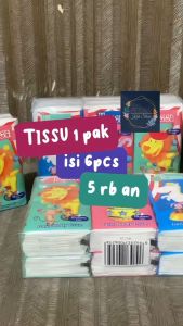 TESSA TISU POCKET isi 6pcs /tesa tissue wajah 10sheet 3ply/tisu hanky saku serbaguna