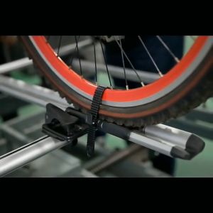 OSPREY-แพลตฟอร์มคุณภาพสูง ชั้นวางจักรยาน ชั้นวางจักรยานแบบพกพาแร็ควางจักรยาน ทีตั้งจักรยานบนหลังคารถ ชั้นวางสำหรับรถยนต์อลูมิเนียมอัลลอยด์หลังคาคุณภาพสูงติดตั้งเร็วปรับได้ Universal Suspension Cycle Car Rack For One Bike