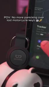 GOOJODOQ Anti Lost Airtag Tracker GPS Positioning Work with Find My for Smart Tag Locator Finder Bluetooth Pets Cat Kids Keys for Android Smart Phone iPhone iPad