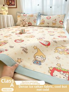 susan | Cartoon Cute Ice Silk Bedding Three-Piece Set