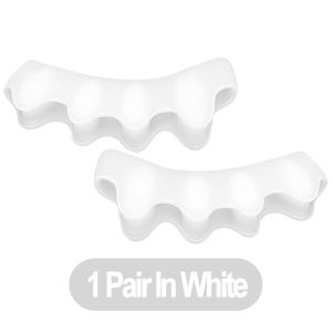 Silicone Finger Toe Protector Toe Separators Stretchers Straightener Bunion Protector Pain Relief Foot Care 3Colors