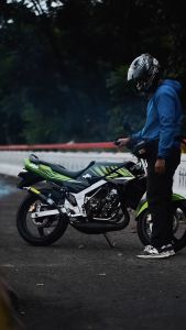 SILINCER KNALPOT RACING NINJA R RR SS ORIGINAL WIN SPEED PERFOMANCE