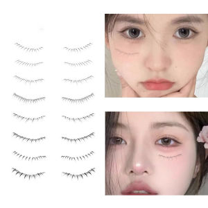 5 Sheet False Eyelashes Natural Lower Eyelash Tattoo Stickers Disposable Waterproof and Convenient Makeup Stickers