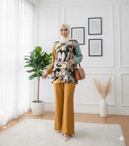 ONE SET TOYOBO MICE/ATASAN MUSLIMAH TERBARU/BUSANA MUSLIMAH TERBARU