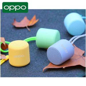 ♥100% sản phẩm gốc + Miễn phí vận chuyển♥Oppo Ban Đầu Loa Bluetooth Di Động Ngoài Trời Loa Không Dây dạng cột Mini 3D nhạc âm thanh nổi Hộp âm thanh trầm bao quanh Mic