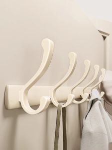 Bakery Style Doorway Wall Mounted Clothes Hook No Drilling Required Space Saving Coat Hook for Entrance Hallway Hat Hook