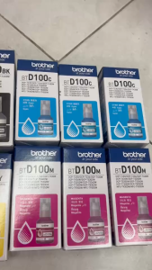 หมึกเติม Brother BT-D100 Black Brother BT-D100 C M Y ของแท้100%