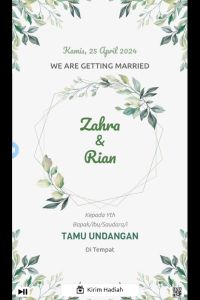 Undangan Website Digital: Tema Watercolor & Desain Unik