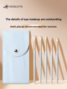 MONLEYTA | Small Size Eye Shadow Brush Set Blade Eyeliner Diffusion Brush Makeup Kit For Beginners Mono Eyeshadow Natural Looking Crease Brush