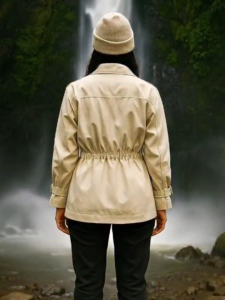 Vanda Jaket Outerwear Jacket Parka Polos Matt Kanvas Premium