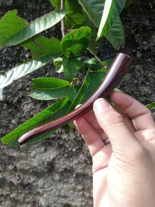 Pipa pirok kayu gali asem super lengkung 14cm