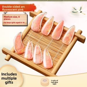 Professional Guzheng Nail Strips Double Arc Design for Beginners And Adults High Performance Storage Included
