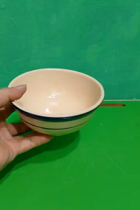 Tô gốm tròn chỉ xanh 15 cm ( bán sỉ 5 cái )