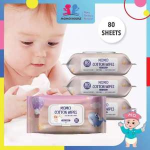 💯 80pcs x 6 pack Premium Baby Wet Wipes Tisu Basah Wet Tissue With Cover Non-Alcohol Parabens Free Fragrance Free