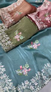 [Pre Order]Soft Crunchy silk  sarees (Normal / Ready To Wear) ~ Delivery Lead Time : 10 days