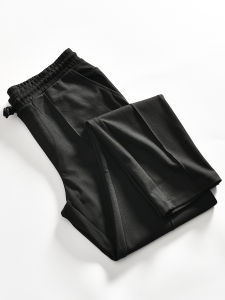 Mens Spring Summer Comfortable Breathable Straight Leg Sporty Casual Pants Four-Way Stretch Functionality mid Waist Basic Style