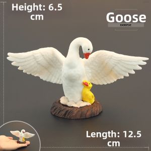 MENGSILE | Solid Realistic Goose Toy Model