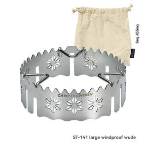 CAMPINGMOON ST-141 Stainless Steel Windproof Five Virtue Large Three Claw Four Claw Stove Anti Slip Windproof Stove Frame