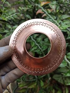 Tutup tungku Twister bahan tembaga tebal 1mm