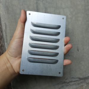 บานเกล็ดระบายอากาศ แผ่นเพลทระบายอากาศ แผ่นสังกะสีระบายอากาศ หนา 0.4 0.5 และ 0.6 มิล