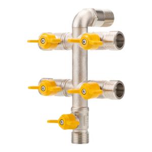 danxilu | Bronze Three-Way Valve with Ball Valve