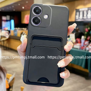 Oppo Find X8 pro Silicone Phone Case with Card Holder Full Edge Protection Compatible with Reno13F 4G Transparent Anti-Fall