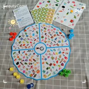 (2 In 1) Kids Educational Board Game Little Detective Card Game Puzzle Game