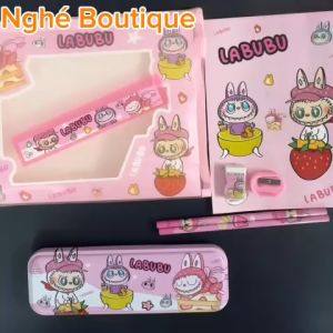 Set 8 Món Dụng Cụ Học Tập Cho Bé