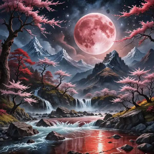 Jigsaw Puzzle for Adults 500/1024PCS Mountain River Scenery Artwork Mindful Game Stress Relief Decor Gift